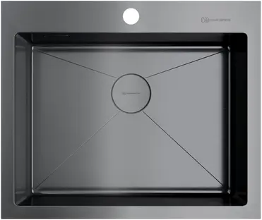 Мойка Omoikiri Akisame 59-GM нерж.сталь/вороненая сталь(арт.4973096) фото 1 Мойка Omoikiri Akisame 59-GM нерж.сталь/вороненая сталь(арт.4973096) фото 1
