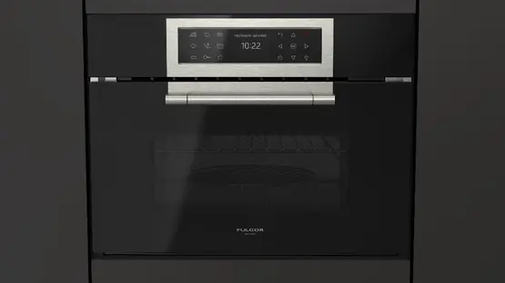 Компактный духовой шкаф с функцией СВЧ Fulgor Milano FCLCMO 4510 TEM BK фото 1 Компактный духовой шкаф с функцией СВЧ Fulgor Milano FCLCMO 4510 TEM BK фото 1