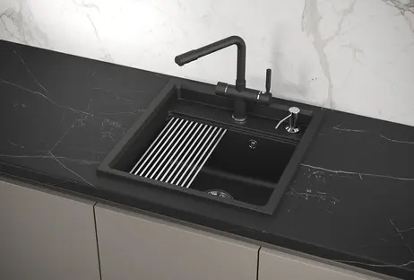 Мойка GRANULA Kitchen Space 5002, ЧЁРНЫЙ фото 3