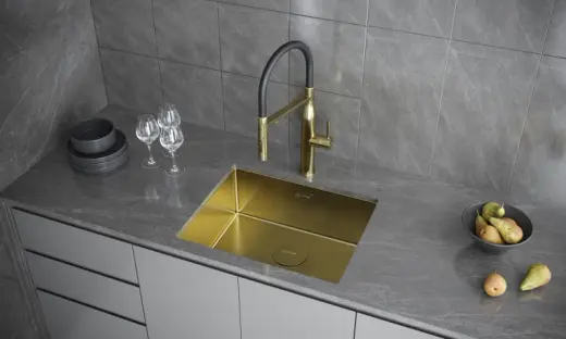 Смеситель KUCHENSTERN KERN-E 406GL40 Золото фото 2 Смеситель KUCHENSTERN KERN-E 406GL40 Золото фото 2