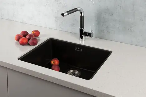 Мойка SCHOCK Soho 60 (N-100) Cristadur 550x430 (подстольный монтаж) серебристый камень фото 3 Мойка SCHOCK Soho 60 (N-100) Cristadur 550x430 (подстольный монтаж) серебристый камень фото 3