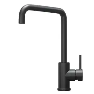 Смеситель GRANULA Kitchen Space 7110, ЧЕРНЫЙ МАТОВЫЙ фото 1