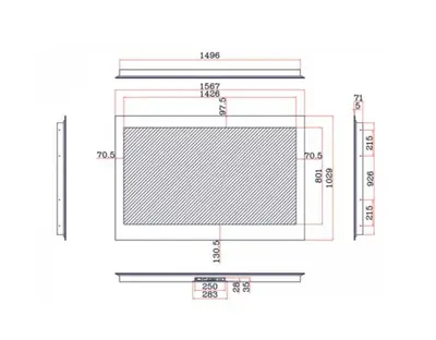 Телевизор для ванной комнаты AVEL AVS655SMFM (AVS655SM Mirror) фото 3