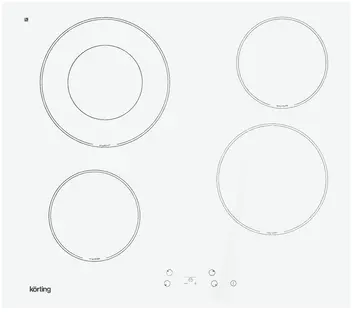 Варочная панель Korting HK 62001 BW Варочная панель Korting HK 62001 BW