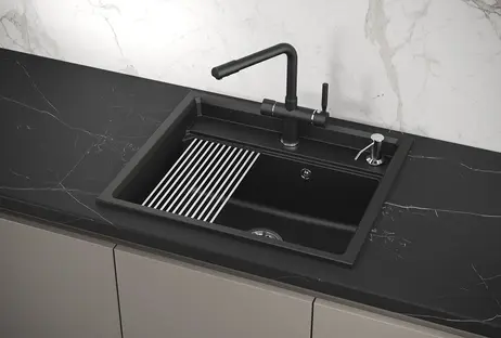 Мойка GRANULA Kitchen Space 6003, ШВАРЦ фото 3