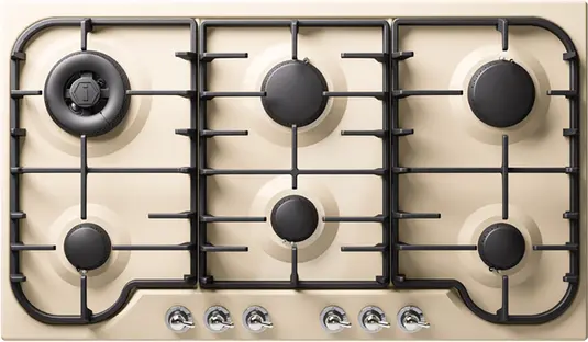 Газовая панель ILVE HCB906DN/AWC Газовая панель ILVE HCB906DN/AWC