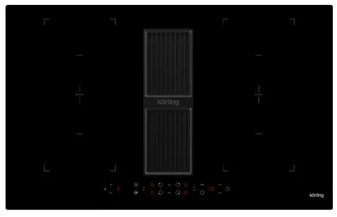 Варочная панель с интегрированной вытяжкой Korting HIBH 84980 NB фото 1 Варочная панель с интегрированной вытяжкой Korting HIBH 84980 NB фото 1
