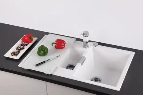 Мойка SCHOCK  Eton 60 D  Cristadur бронза фото 2