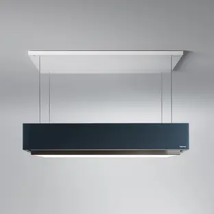 Вытяжка Falmec Levante 120 Чёрное стекло+рамка из стали фото 2