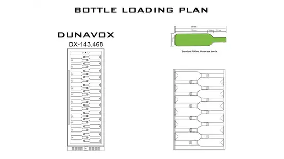 Винный шкаф DUNAVOX DX-143.468SS фото 2 Винный шкаф DUNAVOX DX-143.468SS фото 2