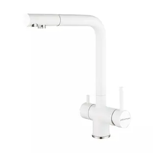 Смеситель Paulmark SKALEN Sk213020-WH белый матовый фото 1