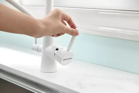 Смеситель Paulmark SIEGEN Si213111-WH белый матовый фото 3