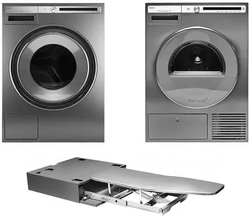 Asko Logic 8 (стиральная машина W4086C.T/3 + сушильная машина T408HD.T.P + гладильная доска HI1153T) фото 1