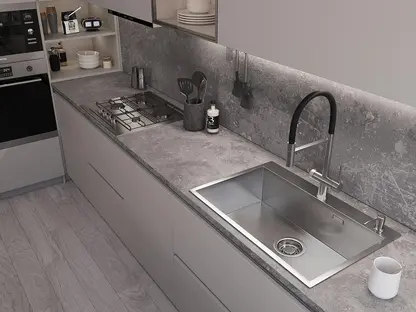 Мойка Emar EMB-125A PVD Nano Satine фото 2