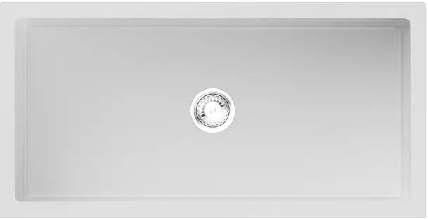 Кухонная мойка OMOIKIRI Mikura 91-WH Glossy Natceramic/белый (арт.4993260) фото 1