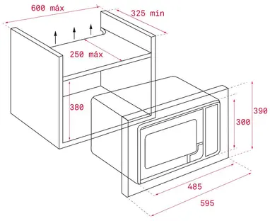 Встраиваемая микроволновая печь Teka ML 820 BIS WH WHITE фото 2