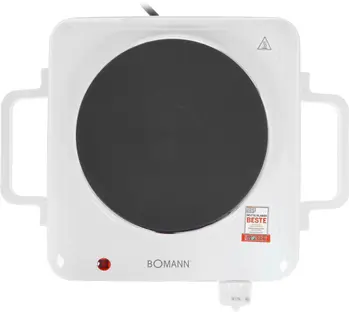 Настольная плитка Bomann EKP 5027 CB weiss фото 1
