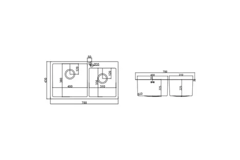 Мойка Emar EMB-210 PVD Nano Satine фото 2