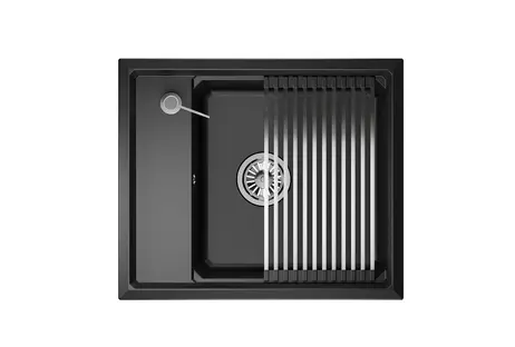 Мойка GRANULA Kitchen Space 6004, ШВАРЦ фото 2