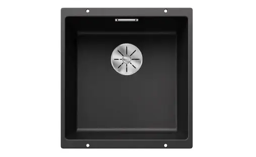 Мойка BLANCO SUBLINE 400-U SILGRANIT антрацит с отв.арм. InFino®, 523422 фото 1 Мойка BLANCO SUBLINE 400-U SILGRANIT антрацит с отв.арм. InFino®, 523422 фото 1