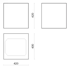 Вытяжка Falmec Rubik 43 (450) (с системой E.ion) ECP white фото 3 Вытяжка Falmec Rubik 43 (450) (с системой E.ion) ECP white фото 3