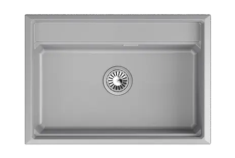 Мойка GRANULA Kitchen Space 7301i, АЛЮМИНИУМ фото 1