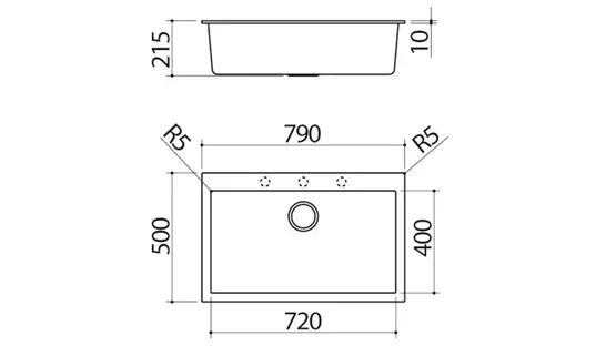 Мойка кухонная Barazza 1LSO81N фото 2
