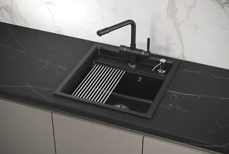 Мойка GRANULA Kitchen Space 5002, ШВАРЦ фото 3