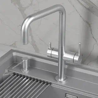 Смеситель GRANULA Kitchen Space 8275, НЕРЖ фото 3 Смеситель GRANULA Kitchen Space 8275, НЕРЖ фото 3