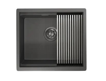 Мойка GRANULA Kitchen Space 5045U, ГРАФИТ МАТОВЫЙ фото 2