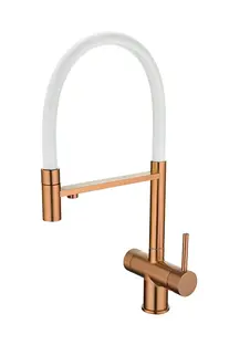 Смеситель Emar ЕС - 7024WHT PVD Coppery Смеситель Emar ЕС - 7024WHT PVD Coppery