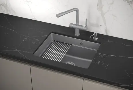 Мойка GRANULA Kitchen Space 5501U, АЛЮМИНИУМ фото 3