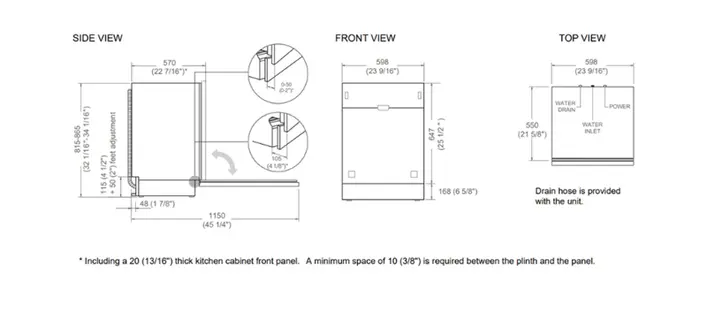 Посудомоечная машина Bertazzoni DW60S2IEPDV фото 2