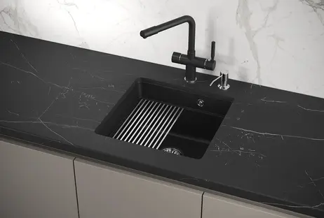 Мойка GRANULA Kitchen Space 4501U, ЧЁРНЫЙ фото 3