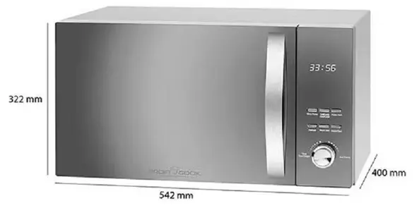 Микроволновая печь Profi Cook PC-MWG 1176 silber фото 3