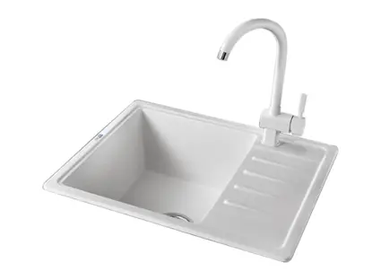 Мойка GRANULA Standart 5803, БЕЛЫЙ фото 3