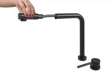 Смеситель Emar ЕС - 7027 Black фото 3 Смеситель Emar ЕС - 7027 Black фото 3