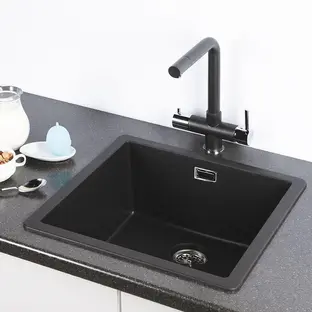 Мойка SCHOCK  Greenwich 50  Cristadur 456х456 (подстольный монтаж)магнолия фото 2