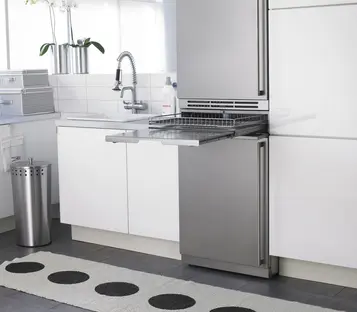 Выдвижная полка с корзиной для белья Asko HDB1153T фото 2