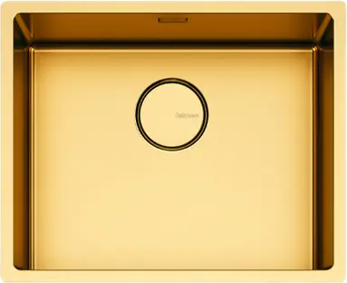 Мойка Falmec COMO 50 CM PVD GOLD (FLUSH/TOPMOUNT/UNDERMOUNT) фото 1