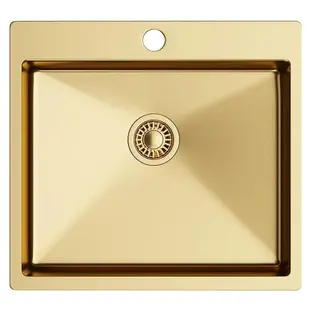 Кухонная мойка Falmec ColorX TNL 550.505 GOLD 550х505 Кухонная мойка Falmec ColorX TNL 550.505 GOLD 550х505