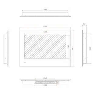 Телевизор для ванной комнаты AVEL AVS245SMWF (AVS245SM White) фото 2