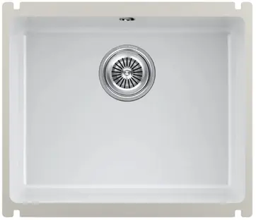 Мойка кухонная KUCHENSTERN SUBKERAM 60 301KW30 Кристальный белый фото 1