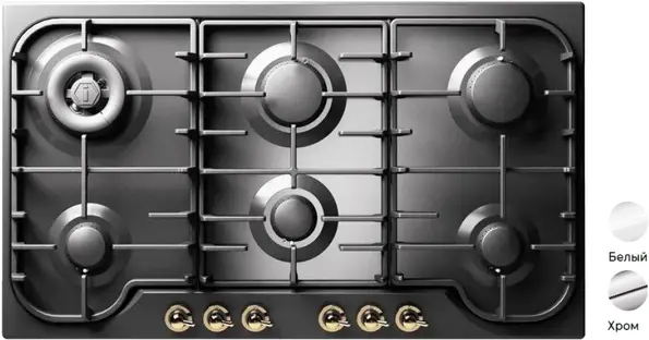 Газовая панель ILVE HCB906CN/WHC Газовая панель ILVE HCB906CN/WHC