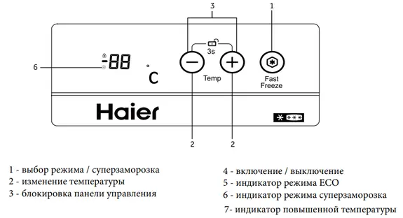 Морозильный ларь Haier HCE 519 R фото 3