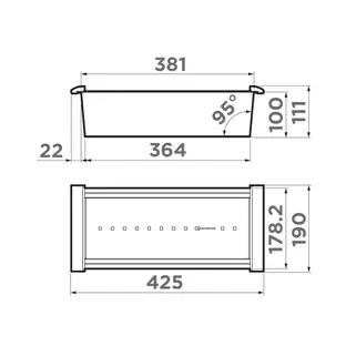 Колландер OMOIKIRI CO-02-PVD-GM(арт.4999004) фото 2