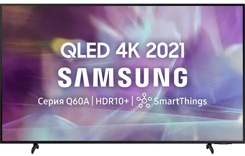 Телевизор Samsung  55" (140 см) 2021 черный Samsung QE55Q60ABU фото 1