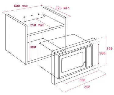 Микроволновая печь Teka ML 8200 BIS NIGHT RIVER BLACK фото 2