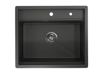 Мойка GRANULA Kitchen Space 6051, ЧЕРНЫЙ МАТОВЫЙ фото 1