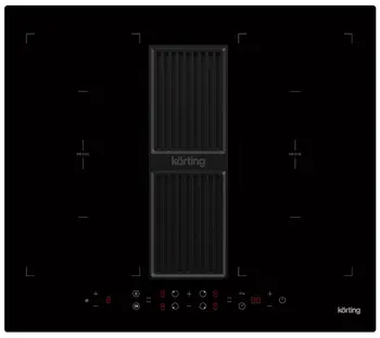 Варочная панель с интегрированной вытяжкой Korting HIBH 68980 NB фото 1 Варочная панель с интегрированной вытяжкой Korting HIBH 68980 NB фото 1